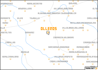 map of Olleros