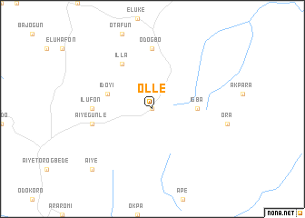 map of Olle