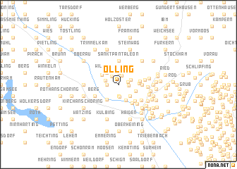map of Ölling