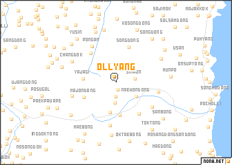 map of Ŏllyang