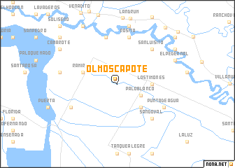 map of Olmos Capote