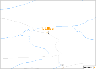 map of Olnes