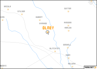 map of Olney