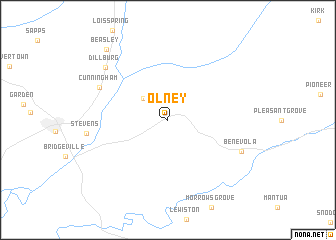 map of Olney