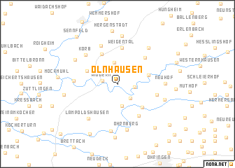 map of Olnhausen