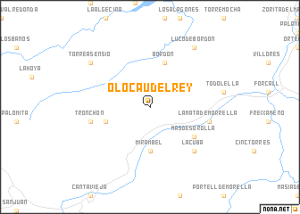 map of Olocau del Rey