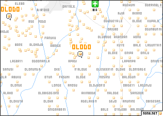 map of Olodo