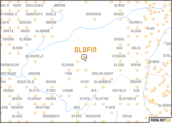 map of Olofin