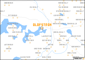 map of Olofström