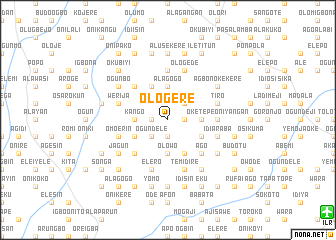map of Ologere