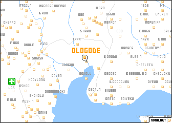 map of Ologode