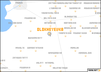 map of Olokheyevka