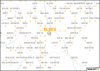 map of Oloku