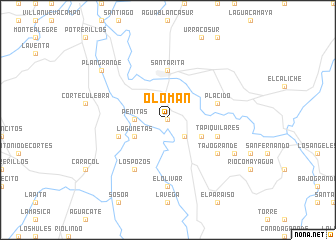 map of Olomán