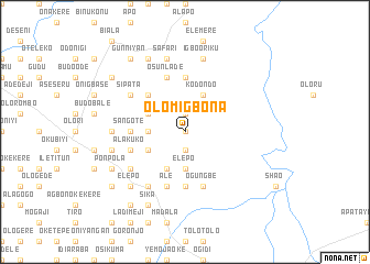 map of Olomigbona