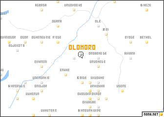 map of Olomoro