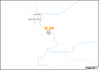 map of Olom
