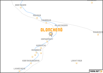 map of Oloncheno