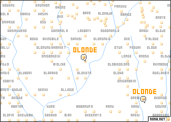 map of Olonde