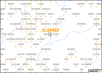 map of Olopade