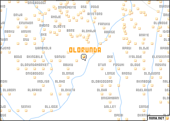 map of Olorunda