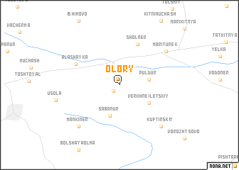 map of Olory