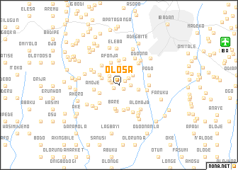 map of Olosa