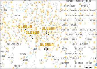 map of Olosun