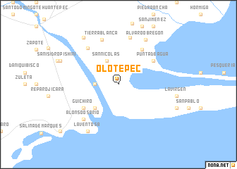 map of Olotepec