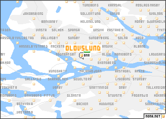 map of Olovslund