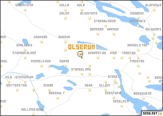 map of Olserum
