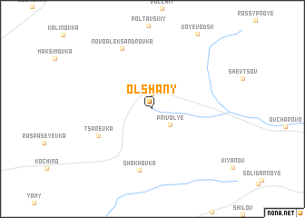 map of Olʼshany