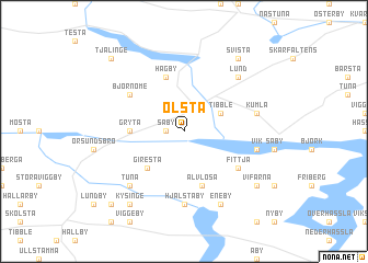 map of Ölsta