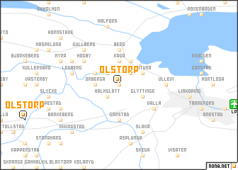 map of Olstorp