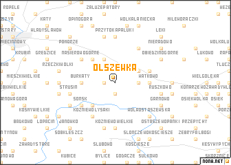 map of Olszewka