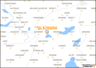 map of Olszewnik