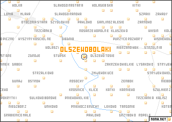 map of Olszewo Bołąki