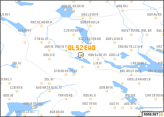 map of Olszewo