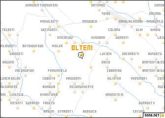 map of Olteni