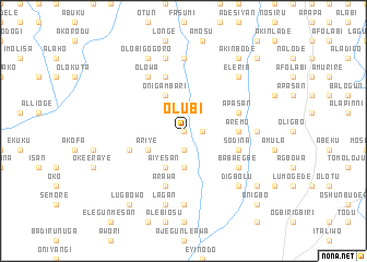 map of Olubi