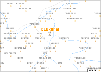 map of Olukbaşı