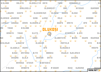 map of Olukosi