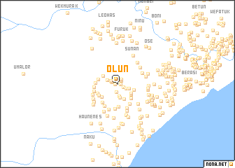 map of Olun