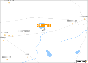 map of Olustee