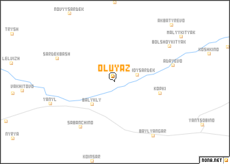 map of Oluyaz