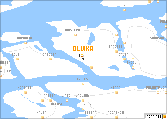map of Olvika