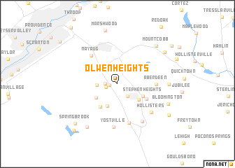 map of Olwen Heights