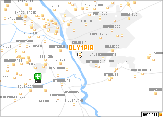 map of Olympia