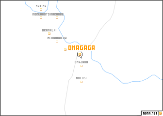 map of Omagaga