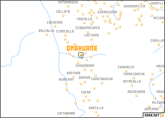 map of Omahuañe